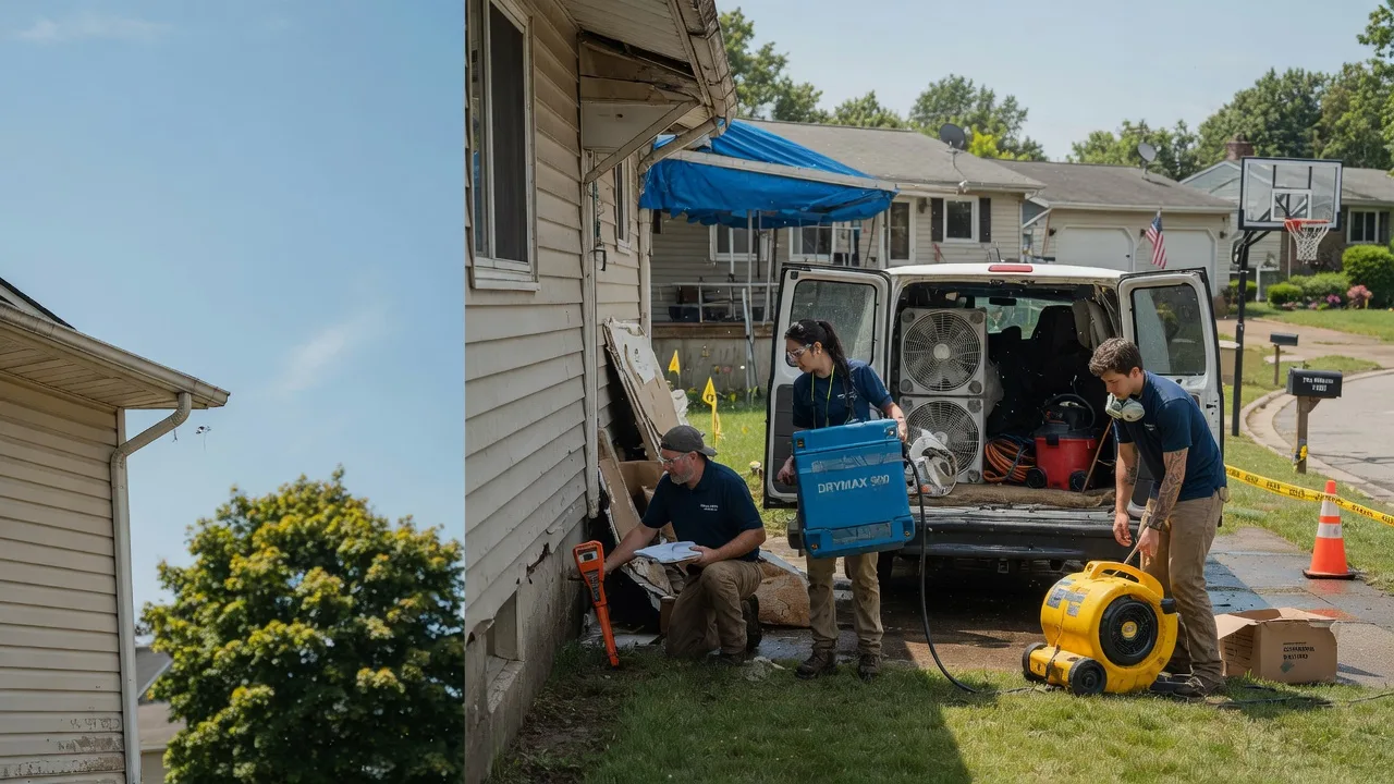 Ceiling Leak Cleanup in Coldwater, OH near me