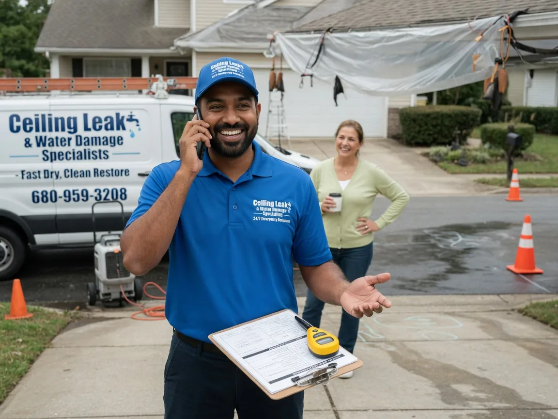 Ceiling Leak Cleanup Coldwater, OH FAQs